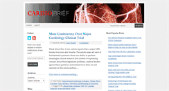 Desktop Screenshot of cardiobrief.org